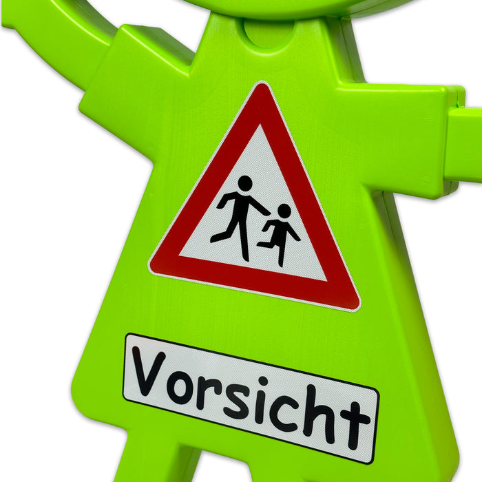 Vorsicht Kinder Verkehrszeichen spielende Kinder