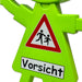 Vorsicht Kinder Verkehrszeichen spielende Kinder