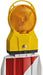 TL-Warn- und Bakenleuchte Typ FUTURE gelb inkl. 2 Batterien.