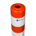 UvV-Flex Absperrpfosten Ecoline 75cm orange mit Reflexstreifen inkl. Befestigungsmaterial.