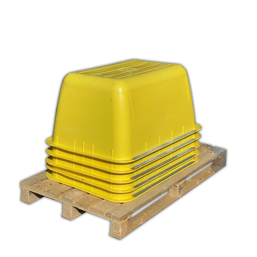 2. Wahl Restposten Mörtelkübel Wanne mit Rahmenverstärkung Mischfarbe (viele gelb).
