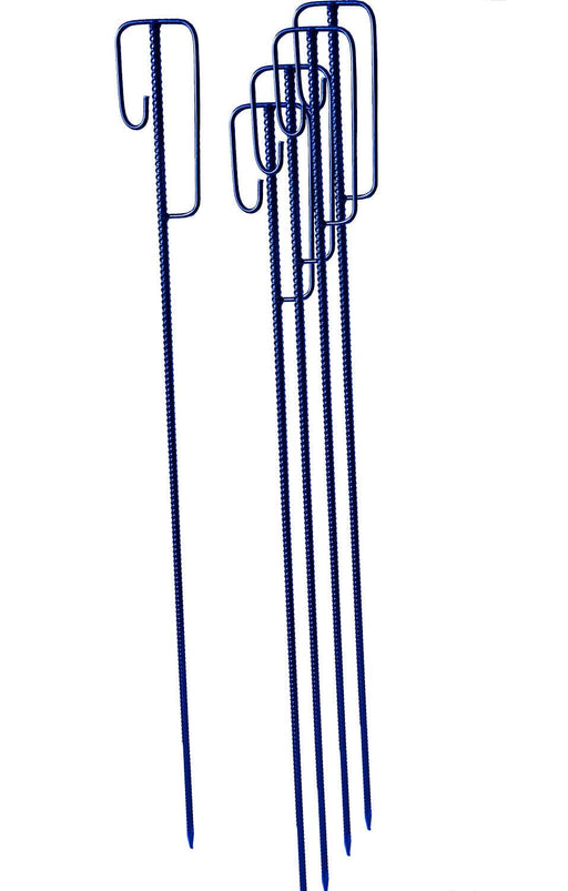 Blaue Laterneneisen Absperrleinenhalter 14 mm x 1,2 m (Set 5 Stück).