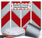 Kfz-Warnfolie DIN30710 Magnet LED Dachbalken Schild 45x15 Orafol.