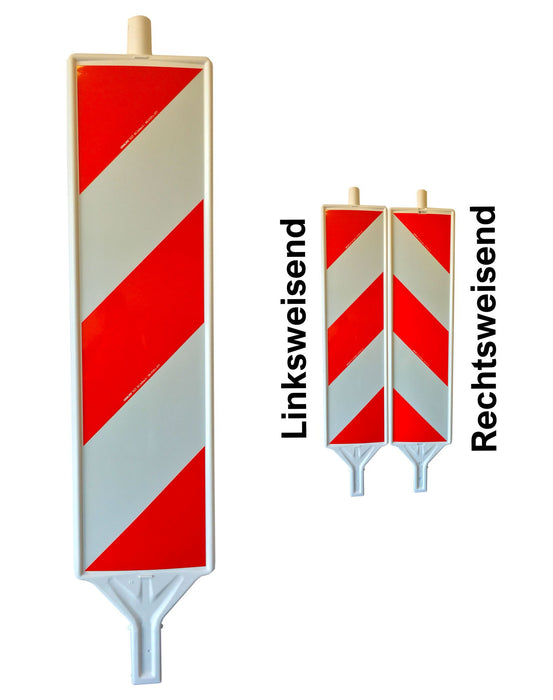 UvV City Bake UVLB2060 - Sicherheitsbake, Leitbake Schraffenfolie - Folientyp Klasse RA1 Aufbau A - beidseitig beklebt links-rechtsweisend