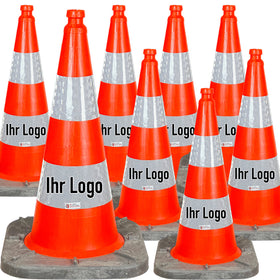 Leitkegel mit Logo