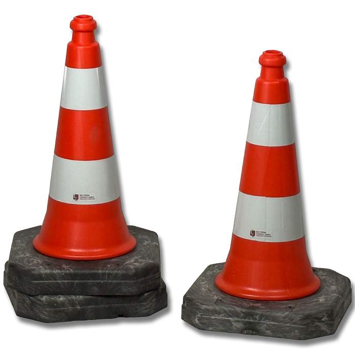 UvV Bigfoot EVO Verkehrsleitkegel 50 cm | 2,4 kg | RA1 Reflexfolie