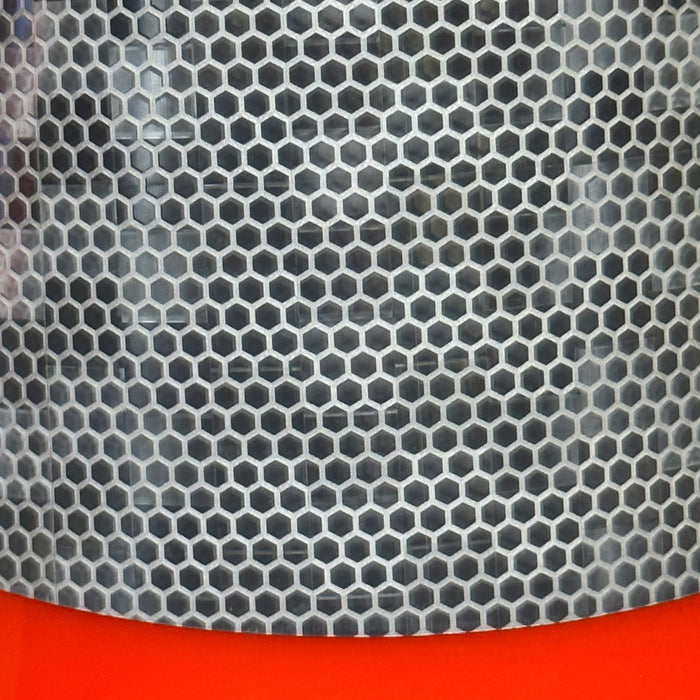 UvV SafeGlow Leitkegel aus orangem PVC mit reflektierender Folie 30, 50 oder 75 cm hoch