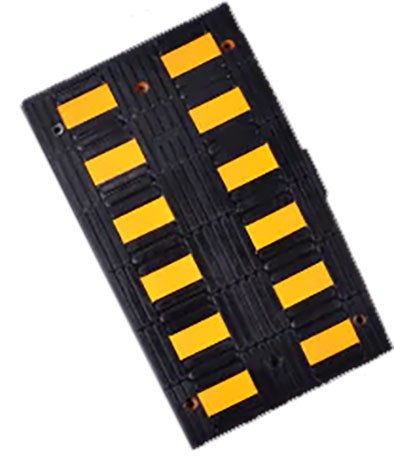 UvV-Shop Safety Speed D5 Temposchwelle 50 x 90 x 5 cm gelb reflektierend (30 km/h) Mittelstück (schwarz gelb)