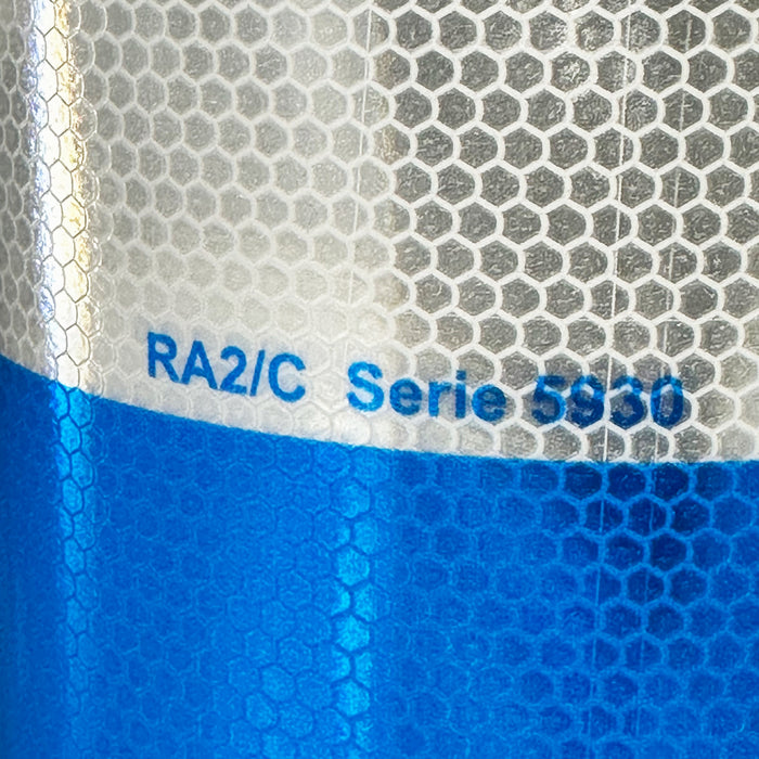 Fussgänger Warnsäule RA2C blau-weiß NRW Modell DN60 oder 76er Rohrpfosten