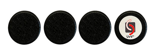 UvV-Shop UvV PARKSTOP -Radstopper Fahrzeugstopper Parkplatzbegrenzer + STOP reflektierend Zubehör 5 Abdeckkappen