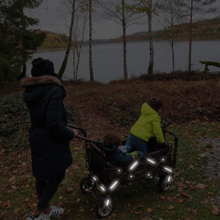 UvV Kinderwagen Helm Rad Leucht Sticker Reflektoren 24 Stück Reflexfolie Klasse 1
