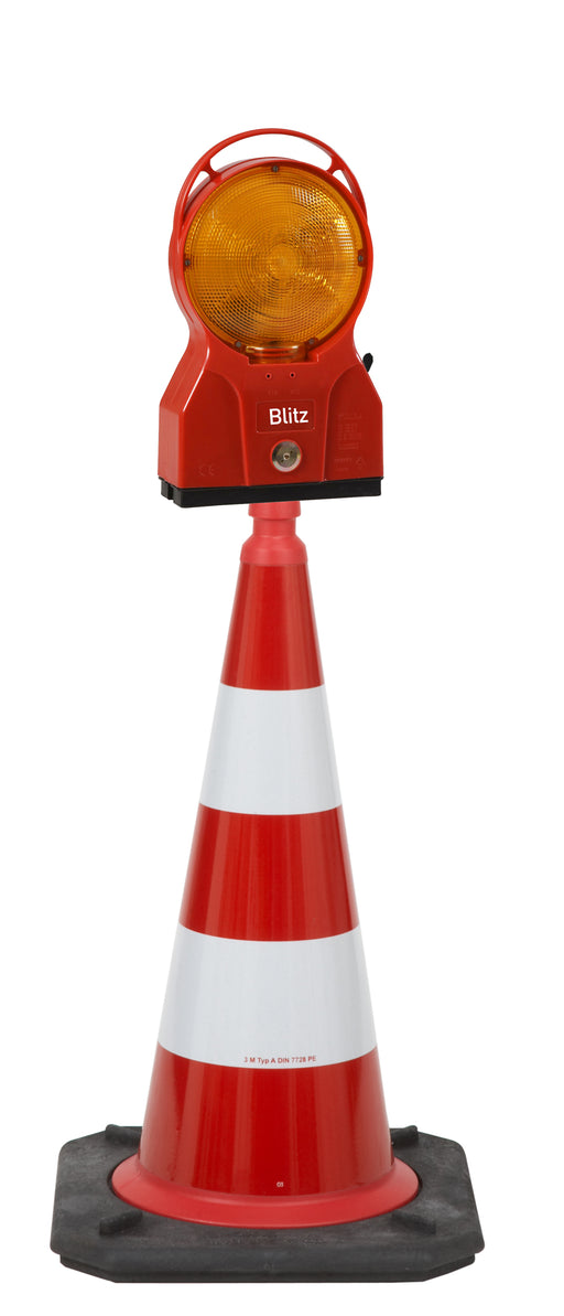 UvV-Shop UvV Leitkegel Blitz Set WEMAS Blitz LED Adapter + 75 cm Leitkegel Bast TL WEMAS BaSt RA1 Kegel