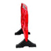 4 x Schrankenzaun (Schachtschutzgitter) rot mit Reflexfolie 1500x1000mm PVC-Drehbare Füße.