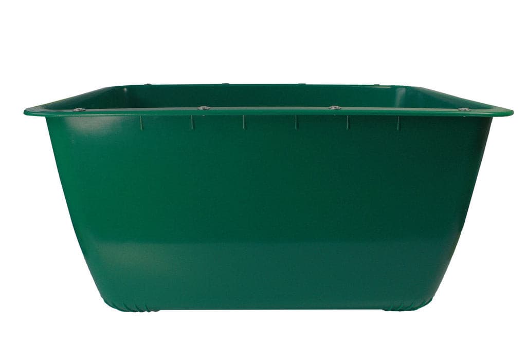 Mörtelkübel Stahl-Schiene Mörtelwanne, Pflanzkübel, 200 Liter, XXXXXL