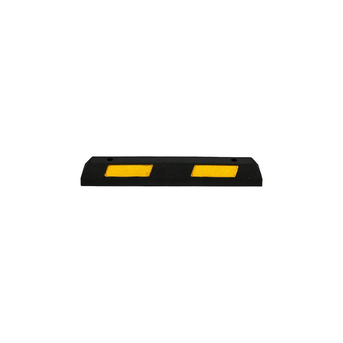 UvV Radstopp, Parkstopper, Anfahrschutz 90 oder 180cm schwarz + Reflexfolie aus Gummi