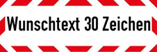 UvV Reflexschild magnetisch 35 x 10 cm Wunschtext.