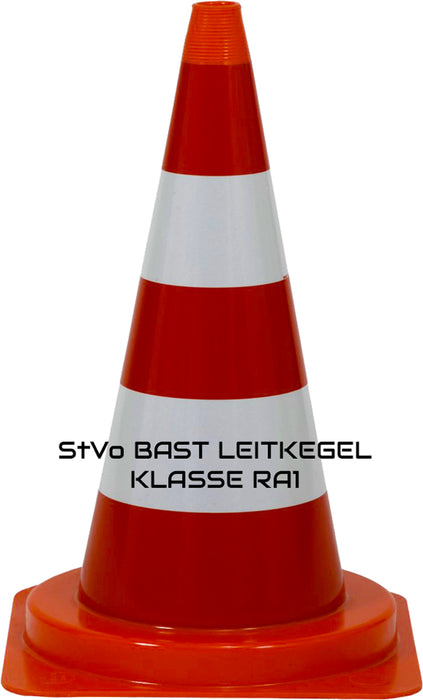 TL Leitkegel 10 Stück Sonderpreis x 50 cm ca. 2,2 kg Bast 95 3F 01 Folie RA1 - 2. Wahl