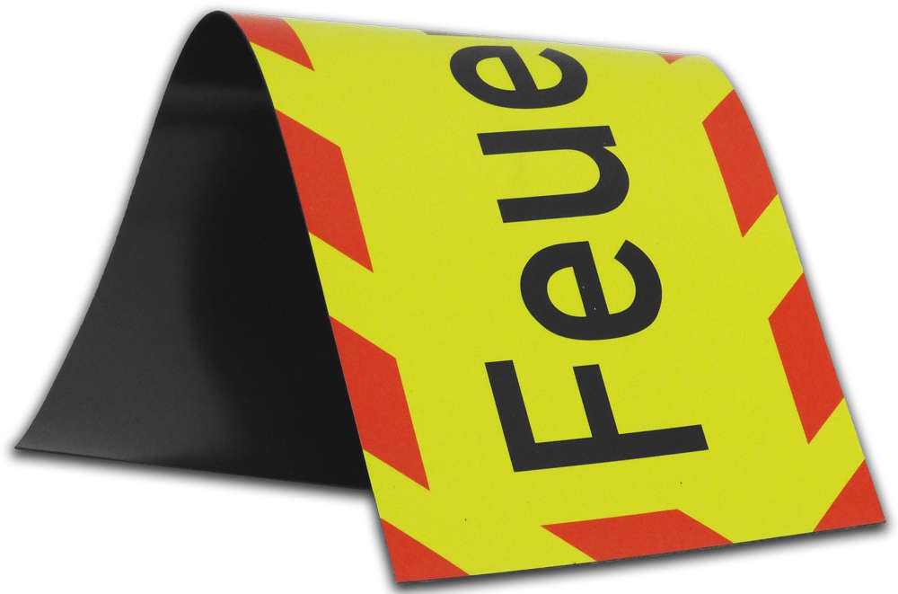 Magnetschild 50 x 10cm FEUERWEHR weiß rot Schild Haftschild PKW-Schild Magnetschild 50 x 10cm FEUERWEHR weiß rot Schild Haftschild PKW-Schild