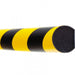 MORION-Prallschutz, Kreis, Flächenschutz 32/40mm 1m Magnet gelb.