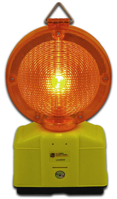 SOLAR LED WARNLEUCHTE Bauleuchte Absperrbarke Signalleuchte Straßenbau Baustelle EUR 40,99 SOLAR LED WARNLEUCHTE Bauleuchte Absperrbarke Signalleuchte Straßenbau Baustelle EUR 40,99
