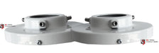 Kappe für Leitsäulen Leitzylinder 160 für 60er Rohrpfosten weiß (2 Stück).