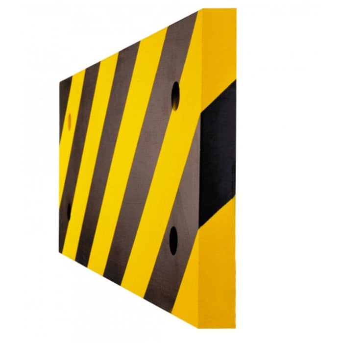 MORION-Prallschutz für Rundsäulen Rechteck Länge 500mm gelb.