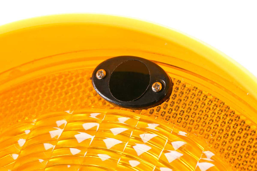 CONY Warnleuchte für Leitkegel synchronisierend LED Blinkleuchte gelb