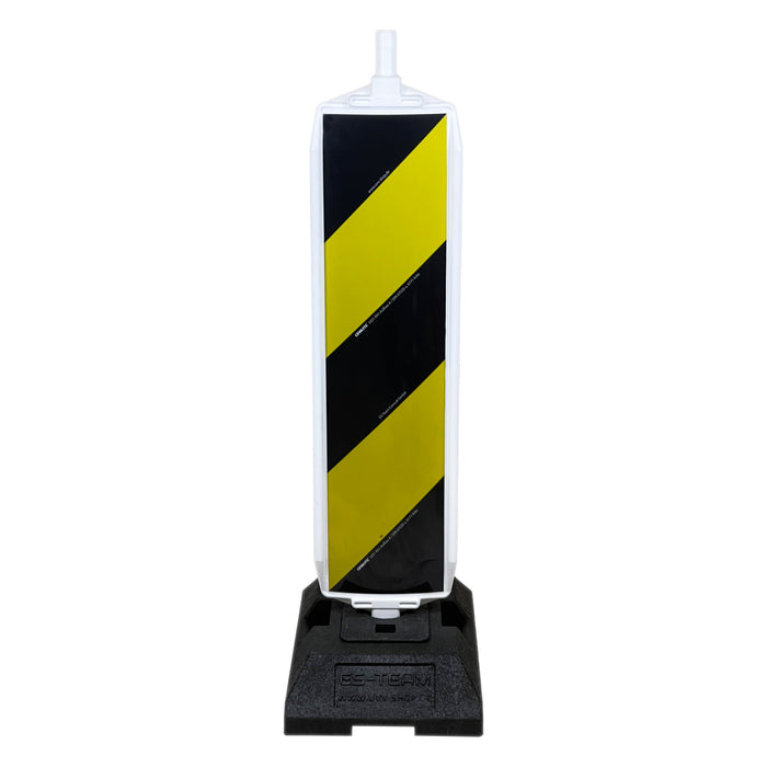UvV Leitbake Fußplatte (18 / 30 kg) Baustelle rot/weiß oder Lager gelb, schwarz