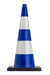 Leitkegel Pilone 75 cm blau flexibel (Pylone Warnkegel).