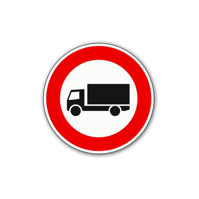 Vorschriftzeichen VZ 253, Verbot für Kraftfahr­zeuge über 3,5 t 420 und 600 mm