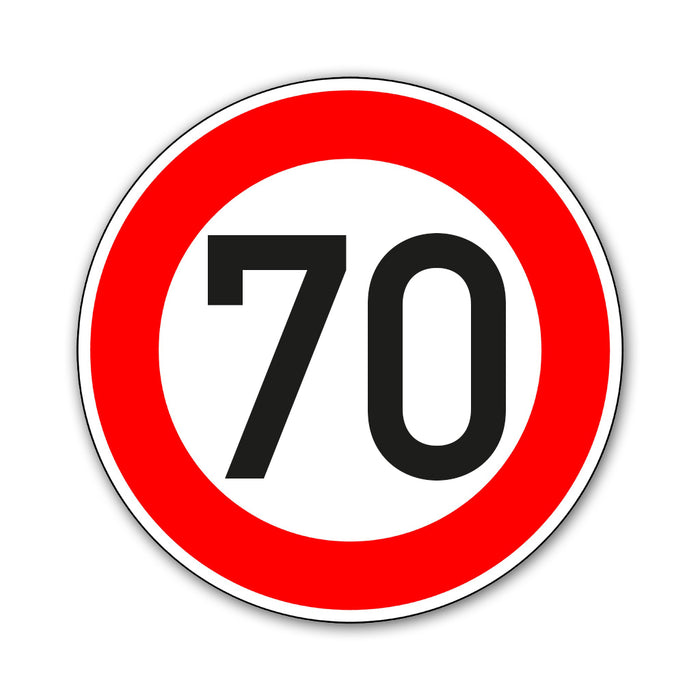 25 Kmh Geschwindigkeitsbeschränkung Schild Auf Weißem Hintergrund
