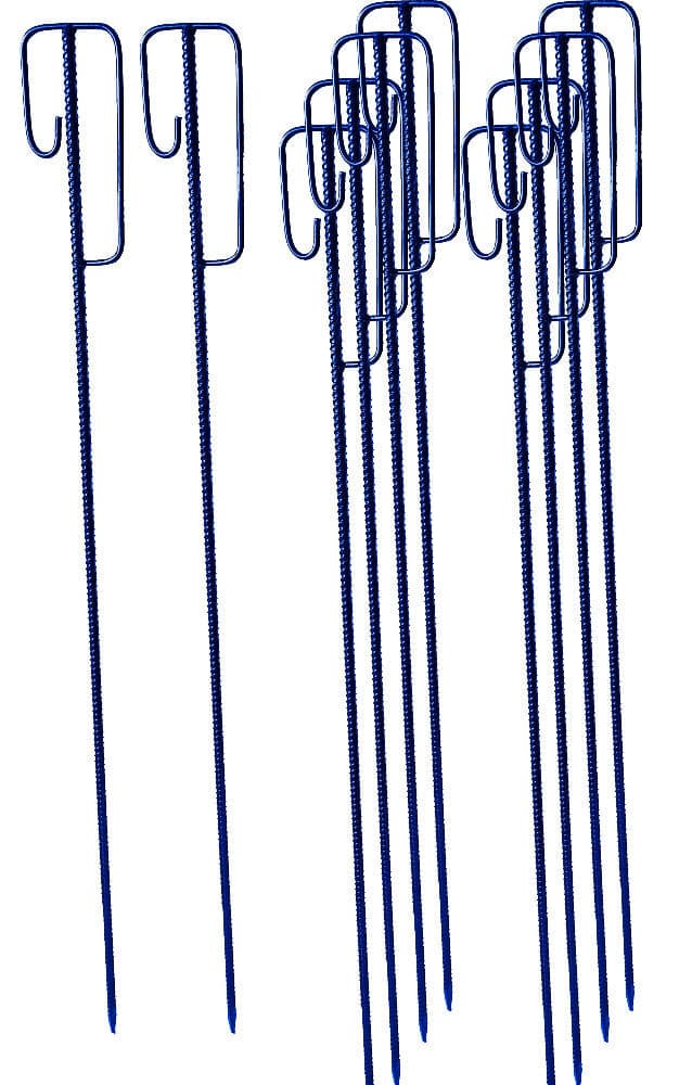 10x Absperrleinenhalter Mit Kette – 14 Mm X 1,2 M, 25 M Kette, Viele Farben