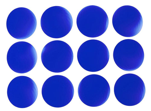 UvV Reflex Aufkleber 10 Sterne 5 Zacken je 70mm RA2 Reflexfolie blau, gelb,  rot oder silber