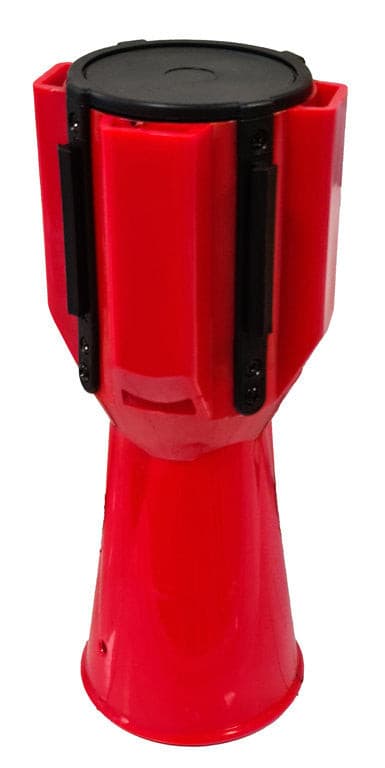UvV-Conny Kegelaufsatz Absperrband / Absperrgurt für Pylonen.