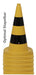 5 x Set Leitkegel Warnleitkegel 75cm 3,5 kg stapelbar gelb schwarz.