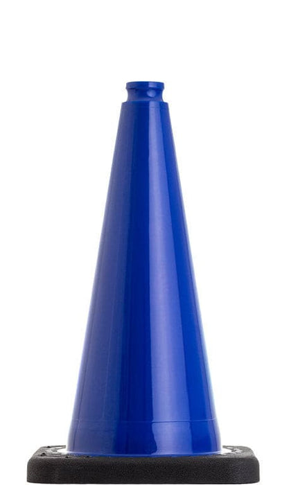 UvV-FLEX Pylone blau 50 cm flexibler Leitkegel Warnkegel, Standsicher >2 kg.
