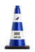 UvV-FLEX Pylone blau 50 cm flexibler Leitkegel Warnkegel, Standsicher >2 kg.