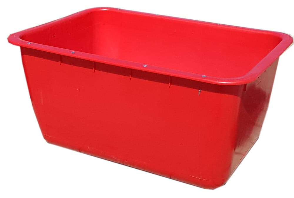 Mörtelkübel Stahl-Schiene Mörtelwanne, Pflanzkübel, 200 Liter, XXXXXL