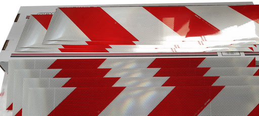 UvV-Shop Container Warnfolie ORAFOL hochwertige Folie selbstklebend oder magnetisch Klebefolie 8er Set (je 4 x links rechts)