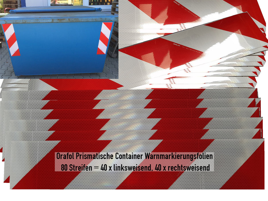 Container Warnfolie ORAFOL hochwertige Folie selbstklebend oder magnetisch