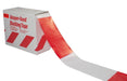 Warnband Absperrband 250 m x 80mm rot/weiß extra reißfest.